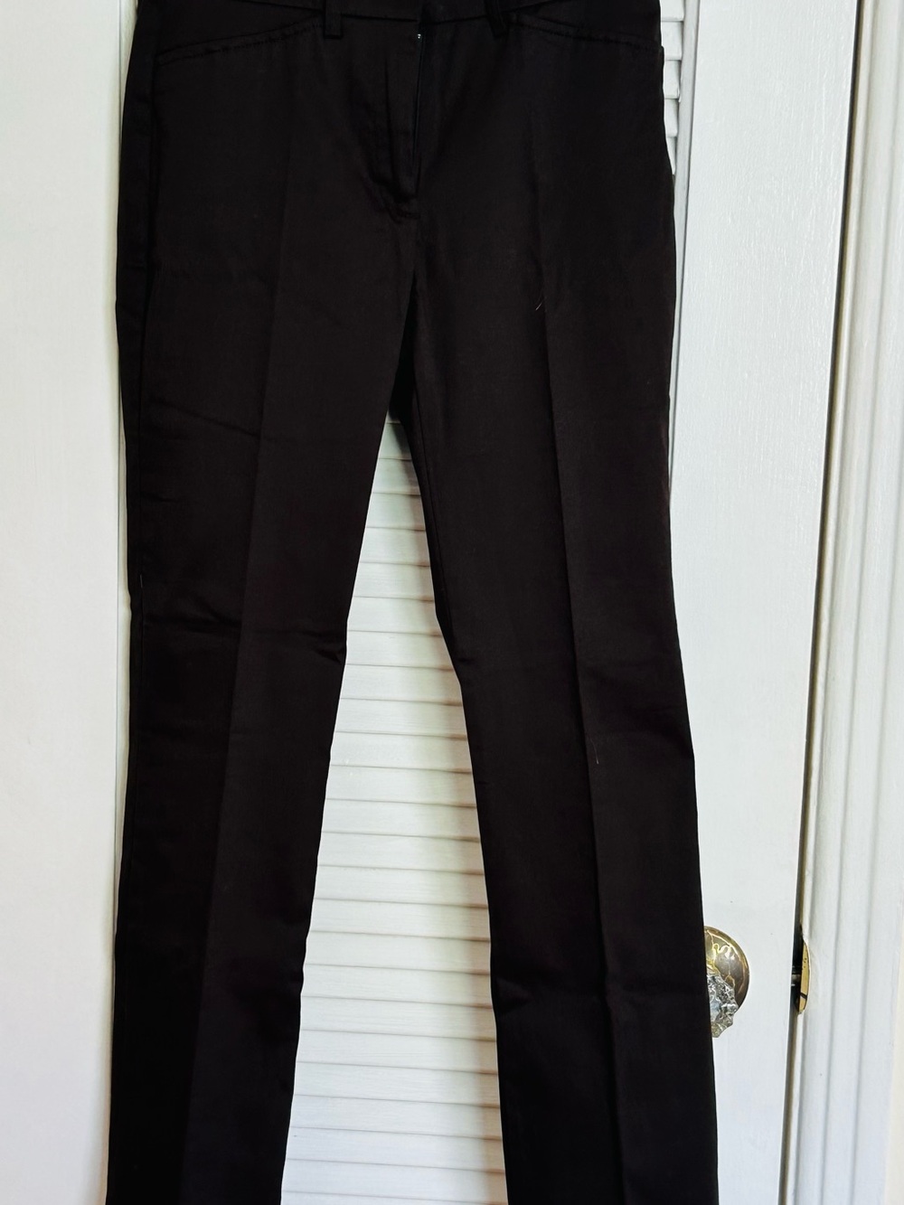 Zara Women's Black Straight-Leg Trousers